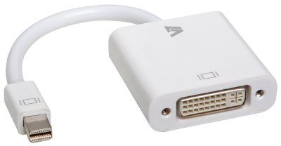 V7 Adapter mini DisplayPort auf DVI für Apple MacBook Pro und Apple MacBook Air