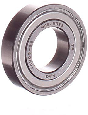 FAG 16003-A-2Z - Cuscinetto a sfere scanalato monopetto, diametro foro 17 mm, diametro esterno 35 mm, velocità massima di rotazione 2