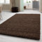 Carpetsale24 Shaggy Hochflor Teppich, 240x340 cm, Braun, weich, flauschig, modern, einfarbig, Für großzügige Wohnräume, für Wohnzimmer Schlafzimmer Flur