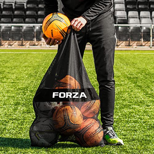 FORZA Ball Carry Bag - 10 Ball Capacity | Durable and Lightweight Carrying Solution for Football, Basketball, Rugby & More