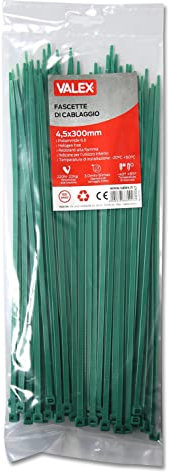 Fascette di cablaggio verdi Valex