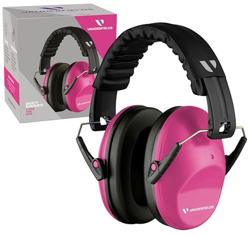 Vanderfields Casque Anti Bruit Enfant, 26dB SNR, Casque Anti-bruit Réglable et Pliable Pour Enfants 3-16 Ans, Protection Auditive pour Autisme, TDAH, Concerts, Feux d’Artifice et Voyages