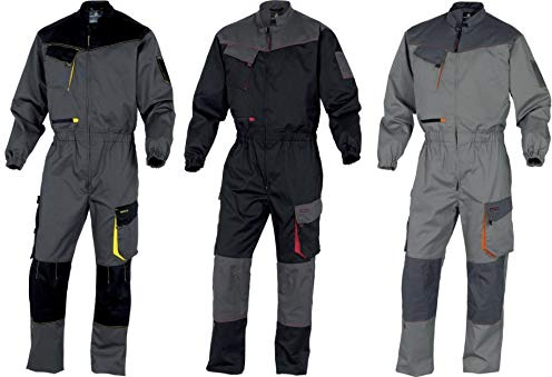 Delta plus - Buzo d-mach polyester bomull grå gul storlek xxxl