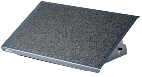 Fellowes 8064101 Fußstütze Professional Series robust verstellbar, extra stabile Stahlkonstruktion, schwarz