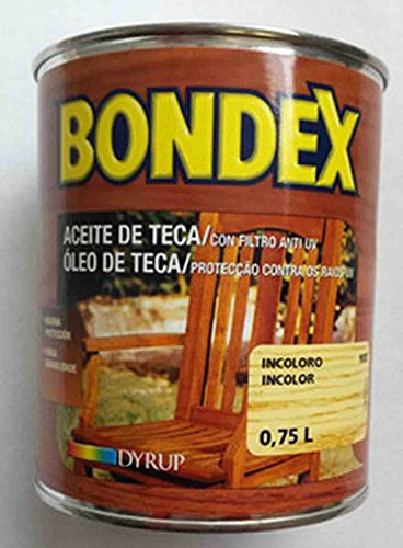 Aceite de Teca Bondex Incoloro 0.75 L.