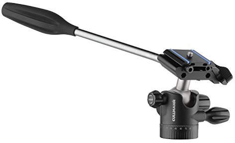 Cullmann Concept One OH2.5V Aluminium Hybrid-Kugelkopf inkl. Schnellkupplungs-System (Tragfähigkeit 5 kg, Höhe 9,5 cm)