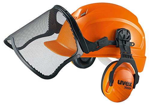 Uvex 9774233 Schutzhelm für die Arbeit mit Kettensägen & Waldarbeit - Orange