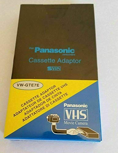 Adattatore motorizzato VHS-C a VHS Cassette per JVC C-P7U CP6BKU C-P6U,Panasonic PV-P1,RCA VCA115 + detergente per lenti ottica + 1 panno in microfibra VCC