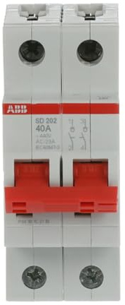 Abb-entrelec sd202/40 - Interruptor secciónador 2 polos 40a