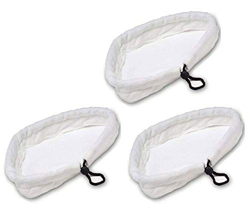Microfibre Cloths Universal Cleaning Pads compatible with X5 and Vax S2 Steam Mops (Pack of 3)