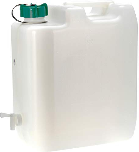 EDA - 35L Tanica Acqua con Un Grande Tappo A Vite E Gallo di Scarico