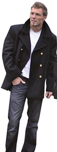 Mil-Tec - Veste Caban BW Marine Laine Avec Boutons Dorés Mil-Tec 2XL
