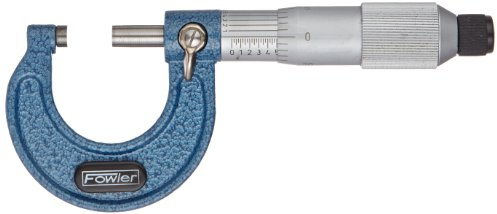 Fowler 52-240-001-1, Outside Inch Micrometer with 0-1 Measuring Range