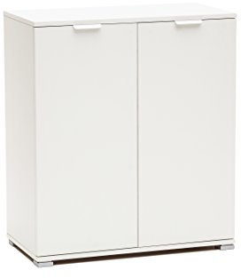 MeMi Me238BIA Armadietto, Legno, Bianco, 38x75x85 cm