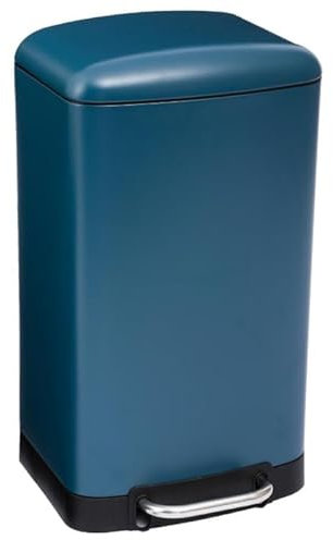 Paris Prix FIVE Simply Smart - Poubelle en Métal Cuisine 30L Bleu