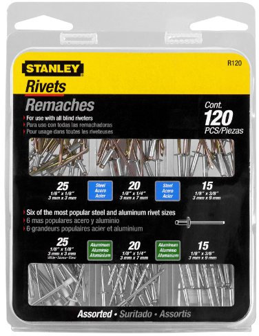 Stanley R120 Rivet Pack Assortment