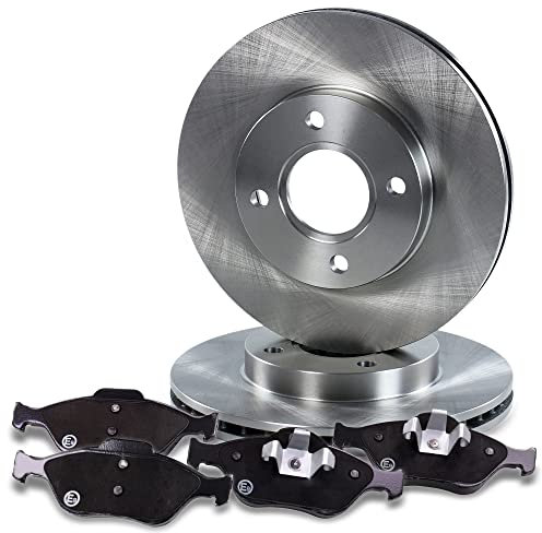 BESTPRICE Set freni asse anteriore incl. dischi freno ventilati Ø 258 mm + pastiglie freno anteriori