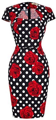 GRACE KARIN Robe Empire Style rétro XX-Large