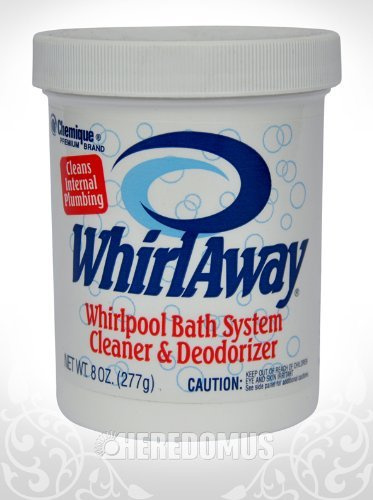 WHIRLAWAY Whirlpool Bath System Cleaner and Deodorizer, Hot Tubs & Spas, 8 oz by chemique