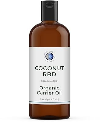 Olio Vettore di Cocco Biologico RBD - 1 Litro - Puro al 100%