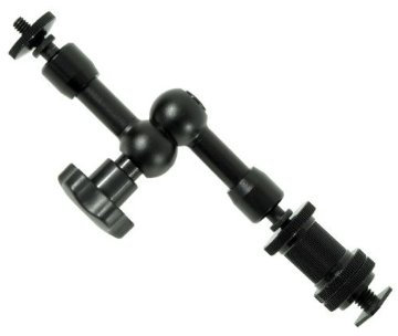 Magic Arm 7 Zoll 18 cm Stative für Video DSLR Kamera Monitor schwarz