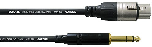 Cordial CFM 3 FV Microphone Cable 3 m - Cavo per microfono
