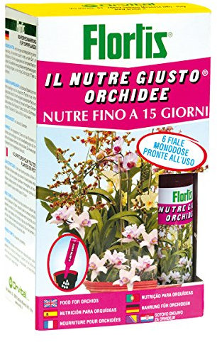 Flortis 1210960 Complément prêt à l'emploi, Nutrition pour orchidées, 210 ML, 5,5 x 8,5 x 14,5 cm