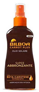 Bilboa, Aceite solar en spray para acelerar el bronceado, con activador de melanina, prolongada el bronceado – 200 ml