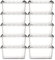 Hammarplast 10x Aufbewahrungsbox stapelbare Box Smart Store Classic 10 transparent mit Deckel & Klickverschluss