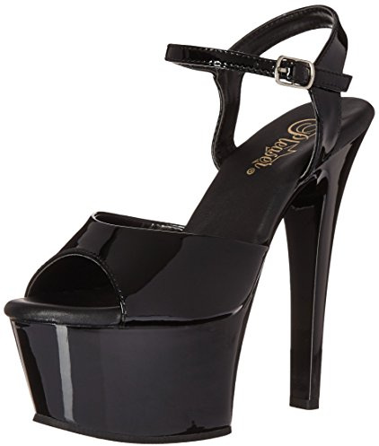 Pleaser Women?s Aspire-609 Platform Sandals, Black (Blk Pat/Blk), 3 36 EU