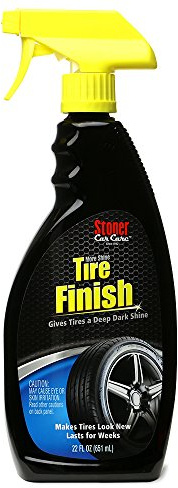 Stoner Car Care 92044 More Shine Tire Finish – Tire Shine Spray Restores Deep Matte Black Finish with Long-Lasting Rain-Resistant Protection, Dry-to-Touch – 22 fl oz