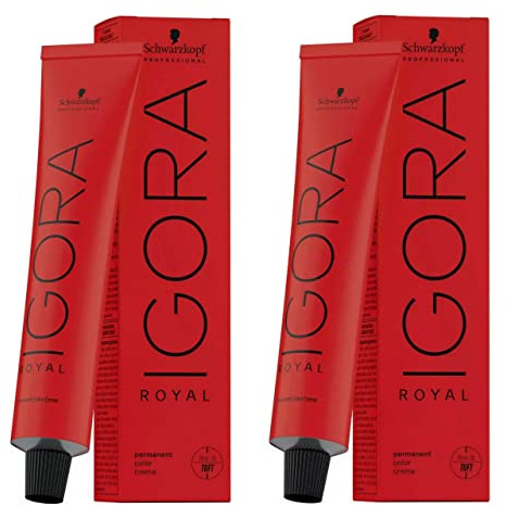 Schwarzkopf IGORA Royal 4-63 Mittelbraun Schoko Matt 60ml 2er Pack (2x60ml)