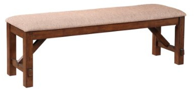 Roundhill Furniture Karven Solid Wood Dining Bench