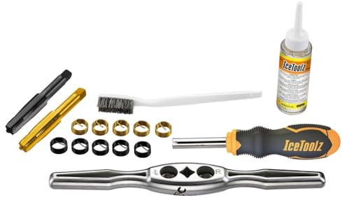 IceToolz Pedal Threads Repair Kit Xpert, Silber, M, 240E521