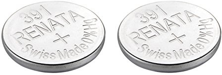 Renata Watch Battery Swiss Made Renata 391 or SR1120SW Or AG8 1.5V (2 x 391 Or SR 1120 SW)
