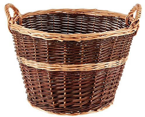 Dehner Panier en osier - Hauteur : 25 cm - Diamètre : 35 cm
