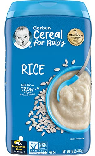 Nestlé Herren gerber reis-getreide single grain (454 g)