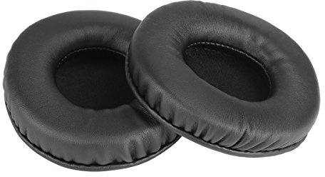 Jntworld Round Ear Pad Earpad for Professional Overhead Foldable Headphones (90mm)