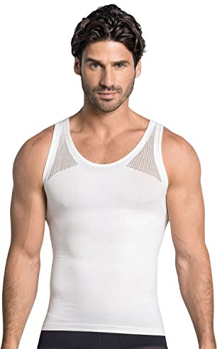 Leo Camiseta Moldeadora y Reductora de Compresión - Corrector Postura Espalda Hombre