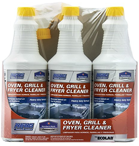 Member's Mark Commercial Oven, Grill and Fryer Cleaner, 32 oz., 3 Piece