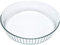 Pyrex Glass Fluted Flan Dish