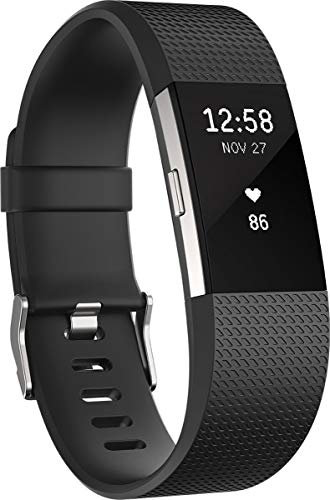 Fitbit Charge 2 Standard Bracelet d'activite et de suivi de la frequence cardiaque, Mixte Adulte, taille S/P