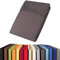aqua-textil Viana Spannbettlaken 90x200-100x200 cm anthrazit Baumwolle Spannbetttuch Jersey Laken
