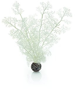 biOrb 46070 Horn Coral M blanco - elegante decoración de acuarios / coral artificial natural de plástico para la decoración de acuarios / fácil de limpiar / adecuado para agua dulce y agua marina