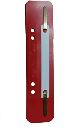 Leitz 3710-00-25 Heftstreifen und Aktenbinder PP 3.5 x 15.8 cm 25 Stück rot