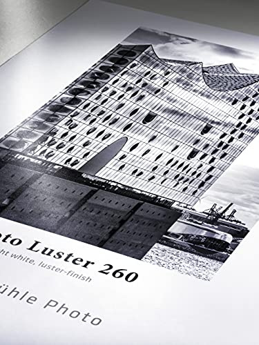 Hahnemühle photo Luster Papier, 260 g/m², blanc lumineux 420 x 594 mm Blanc clair
