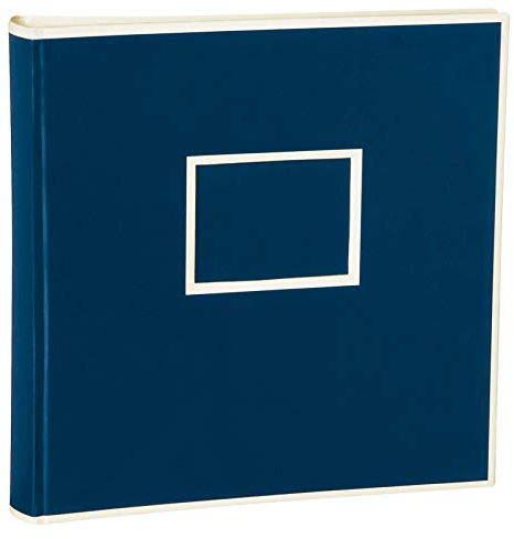 Jumbo Album marine +++ 50 sheets photo mounting board beige with glassine sheet protectors +++ PHOTO- AND SCRAPBOOK +++ Quality made by Semikolon