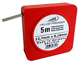 Helios-preisser 611510 - Nastro spessimetro 5 x 13 mm, compreso plastica presa 0,10 millimetri, 0