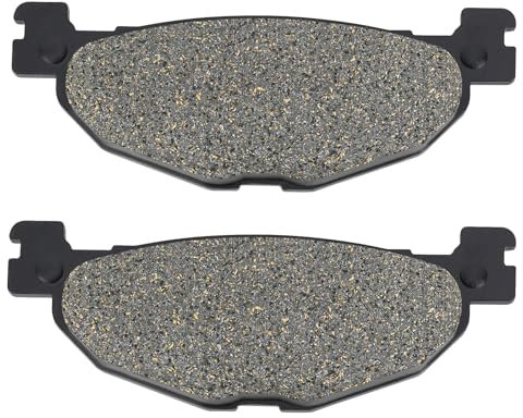 AHL 1 paio di pastiglie freno posteriori per moto Compatibili con Yamaha XP 500 T-Max (5VU1/2/4BS) 2004-2007/XP 500 T-Max Non ABS Models 2008-2011/XP 500 T-Max (ABS Models) 2008-2011(Semi métal)