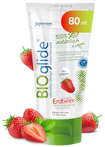 Joydivision BIOglide Erdbeer 100% biologisch 80ml